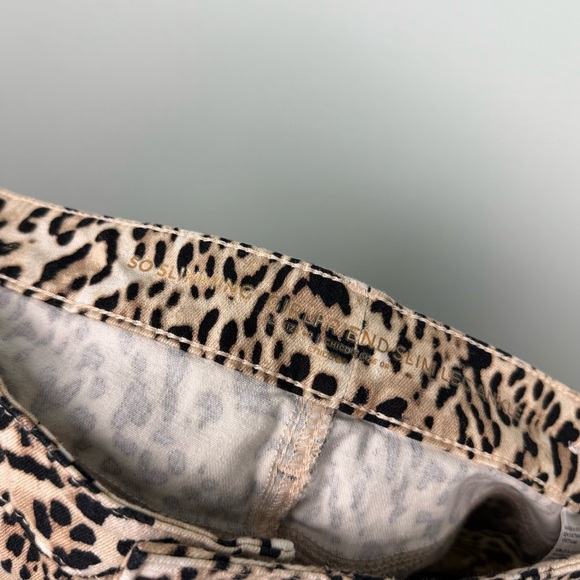 Chico's So Slimming Girlfriend Slim Leg Ankle Jeans Leopard Print - Picture 9 of 9